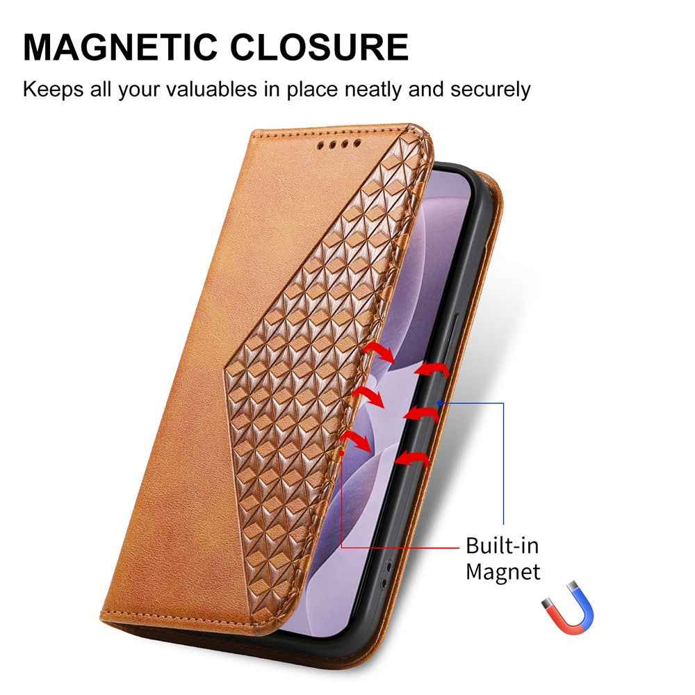 For Xiaomi 17 Pro Case Calf Texture PU Leather Wallet Phone Cover with Wrist Strap - Yellow