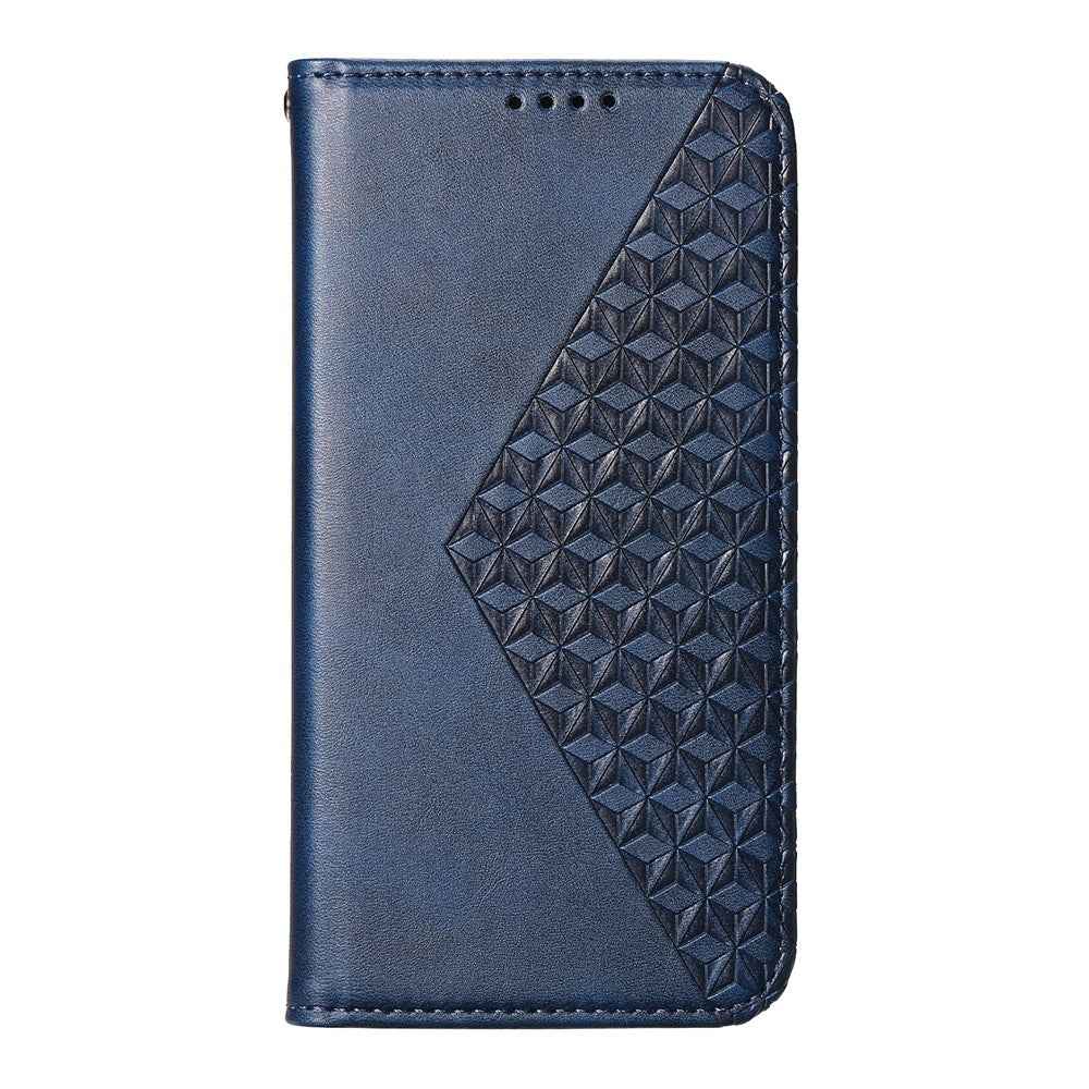 For Xiaomi 17 Pro Case Calf Texture PU Leather Wallet Phone Cover with Wrist Strap - Blue