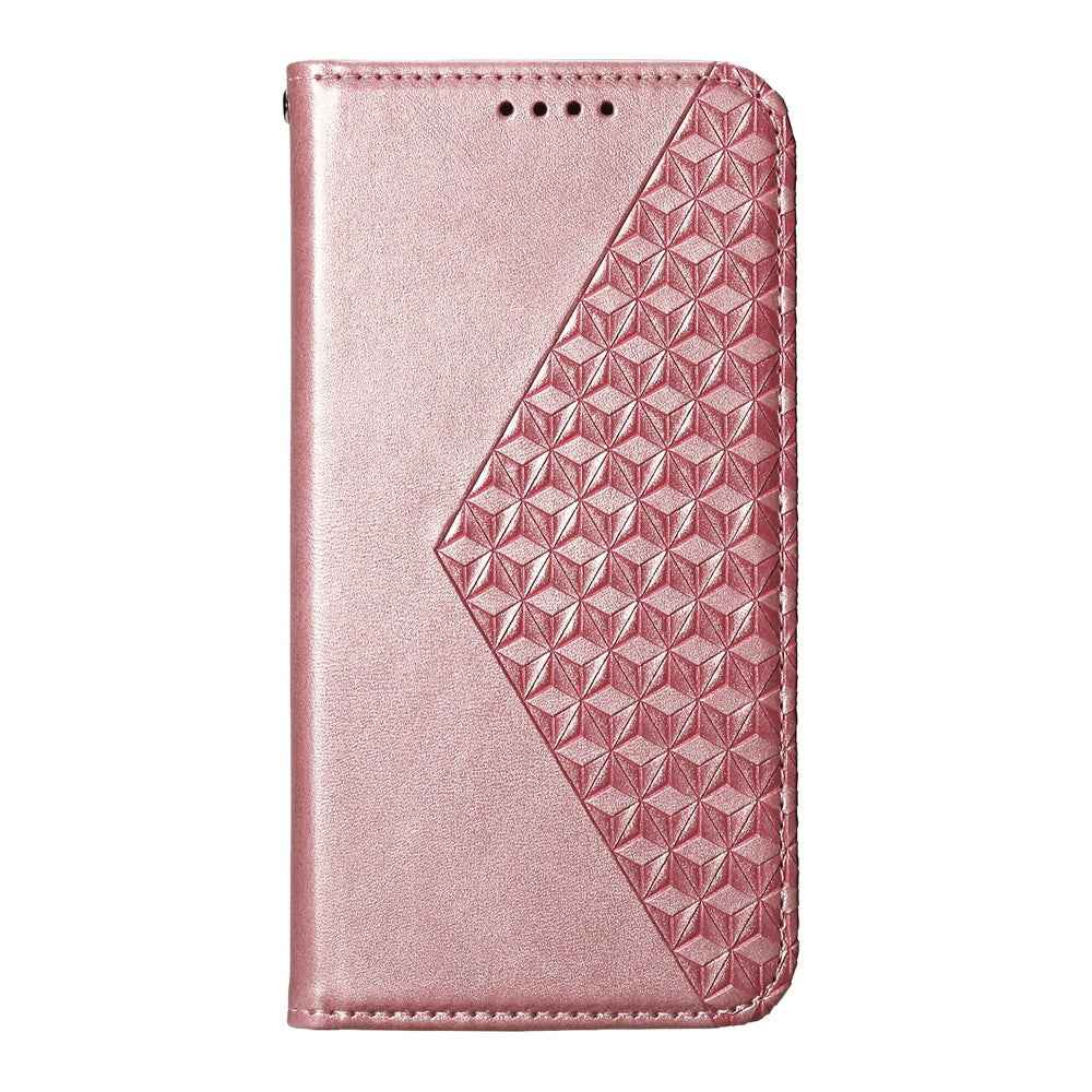 For Xiaomi 17 Pro Case Calf Texture PU Leather Wallet Phone Cover with Wrist Strap - Rose Gold