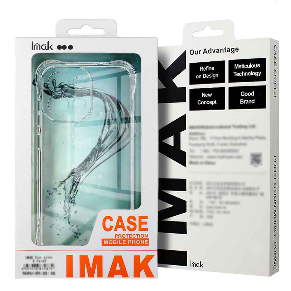 IMAK For Xiaomi 17 Pro Case TPU Phone Cover Airbag Shockproof Protection - Transparent