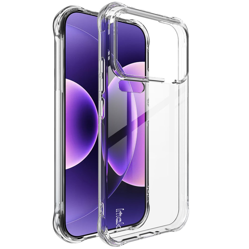 IMAK For Xiaomi 17 Pro Max Case TPU Phone Cover Airbag Shockproof Protection - Transparent