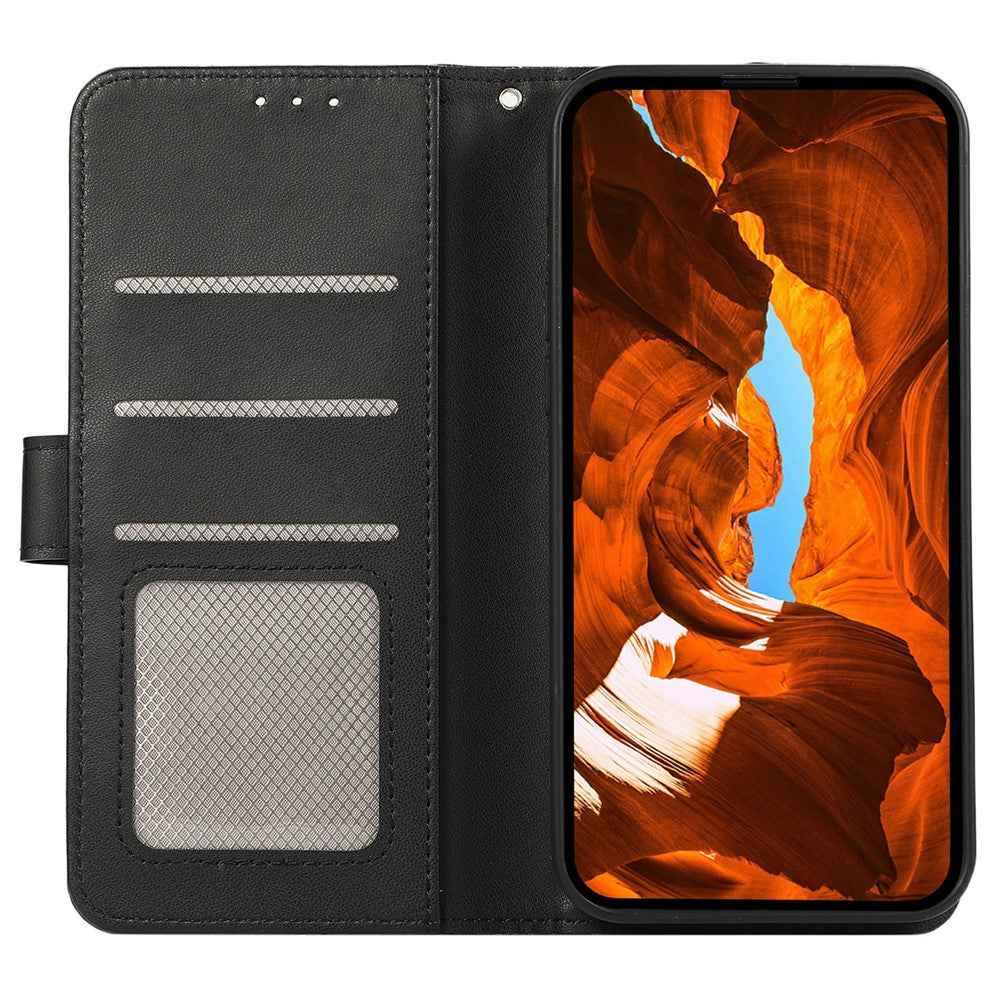 For Xiaomi 17 Pro Case RFID Blocking Flip Leather Phone Cover - Black