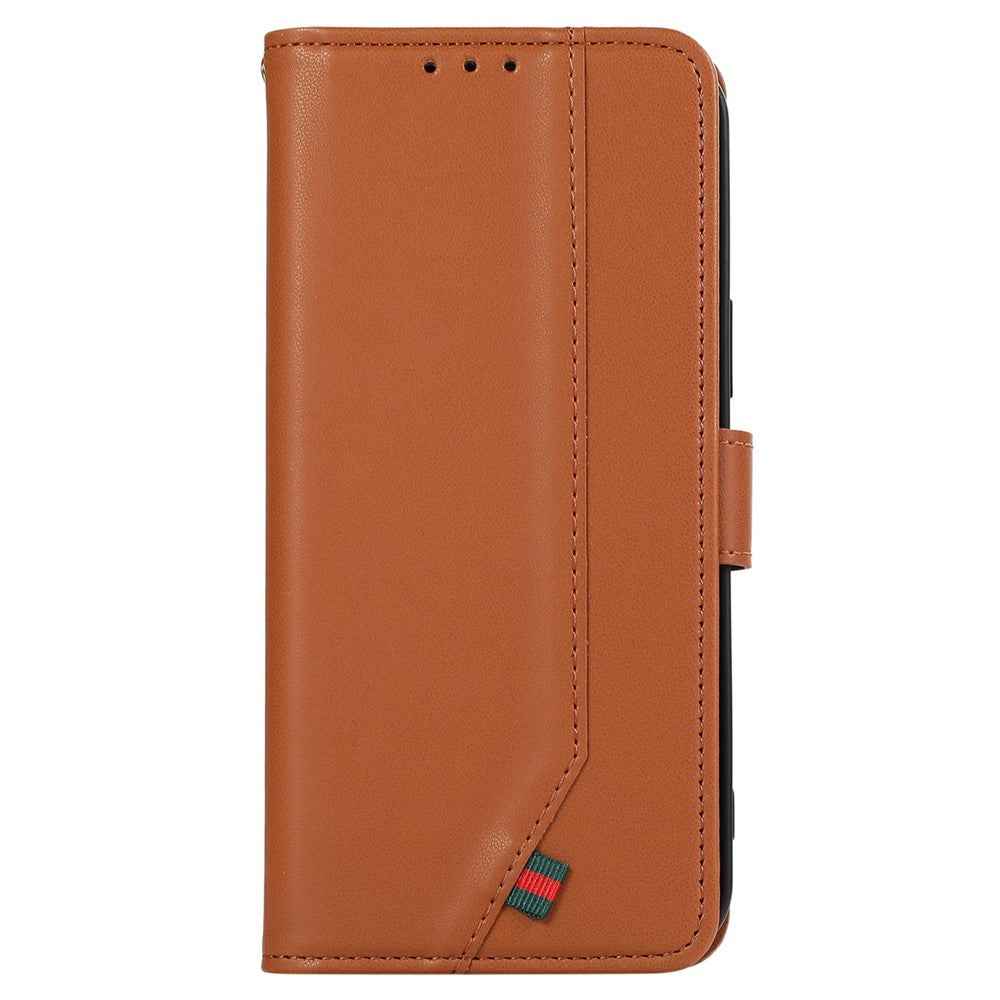 For Xiaomi 17 Pro Case RFID Blocking Flip Leather Phone Cover - Brown