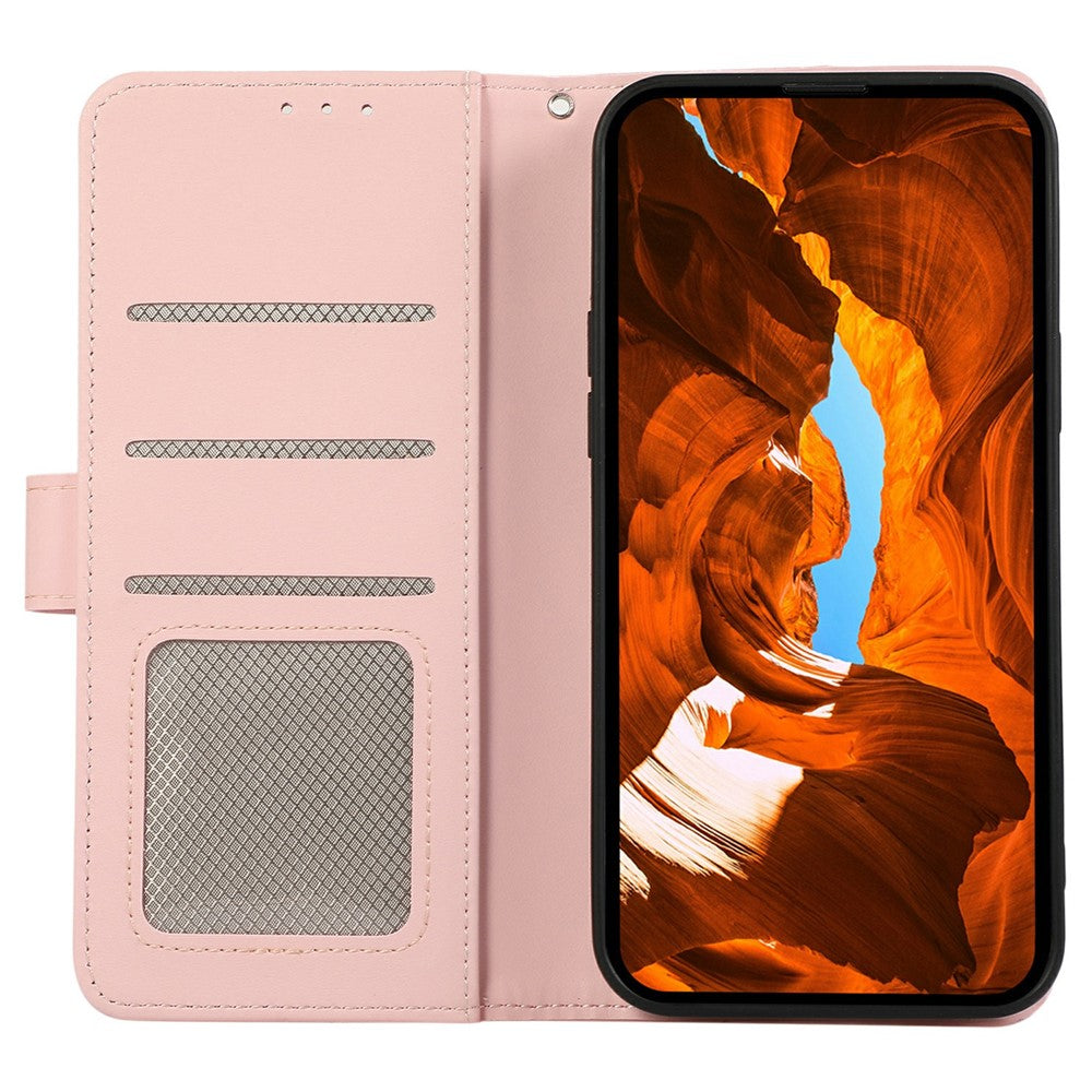 For Xiaomi 17 Pro Max Case RFID Blocking Flip Leather Phone Cover - Pink