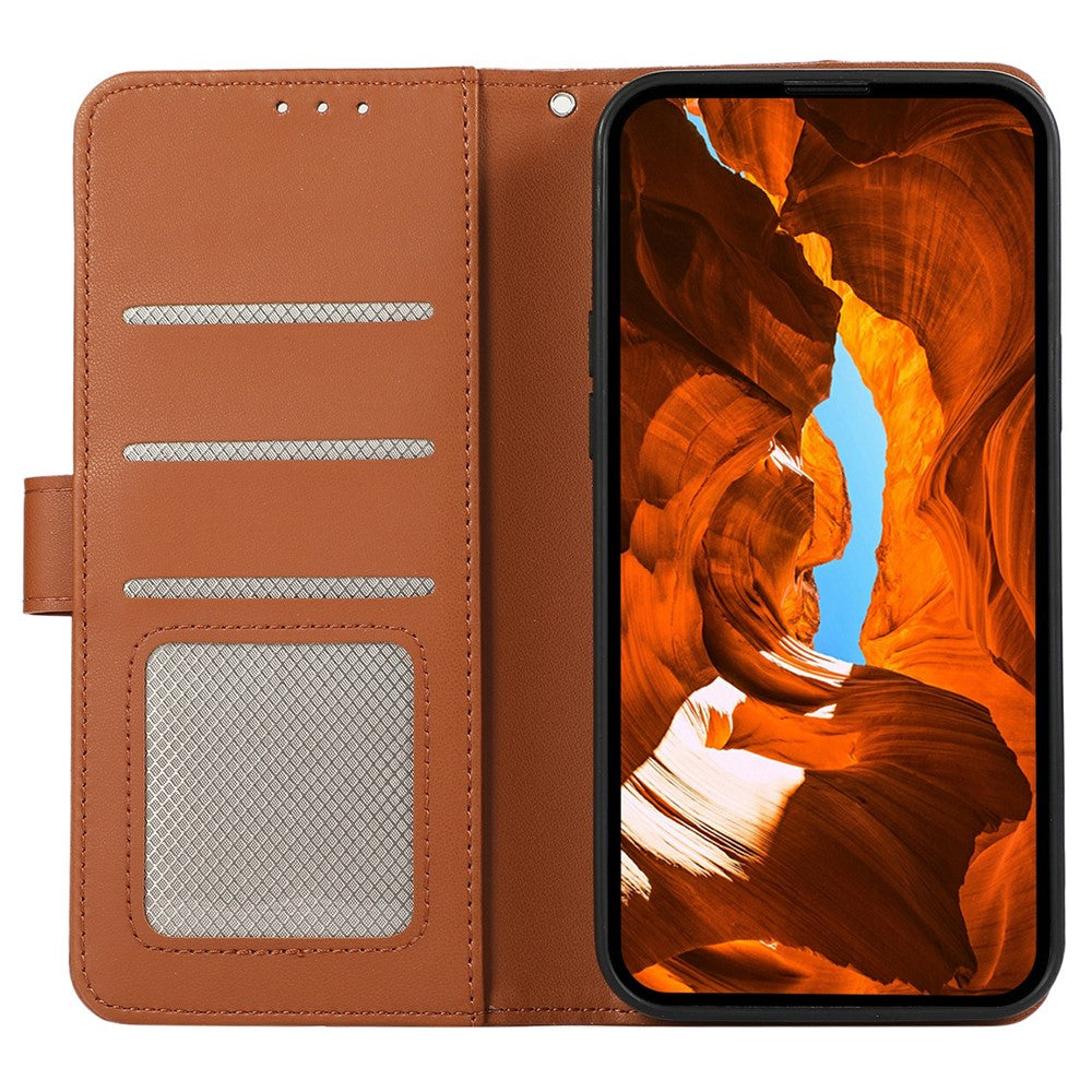 For Xiaomi Redmi Note 15 Pro 5G (Global) Case RFID Blocking Flip Leather Phone Cover - Brown
