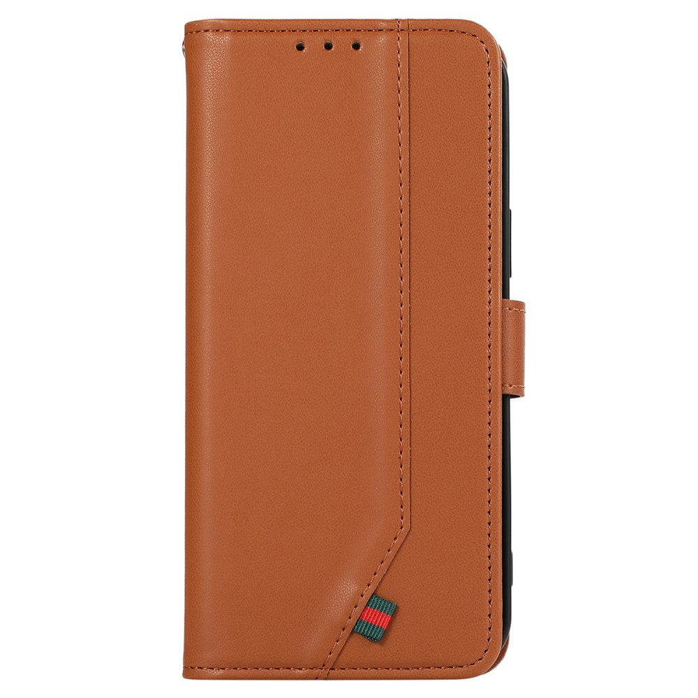 For Xiaomi Redmi Note 15 Pro 5G (Global) Case RFID Blocking Flip Leather Phone Cover - Brown