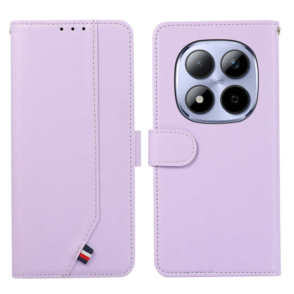 For Xiaomi Redmi Note 15 Pro 5G (Global) Case RFID Blocking Flip Leather Phone Cover - Purple