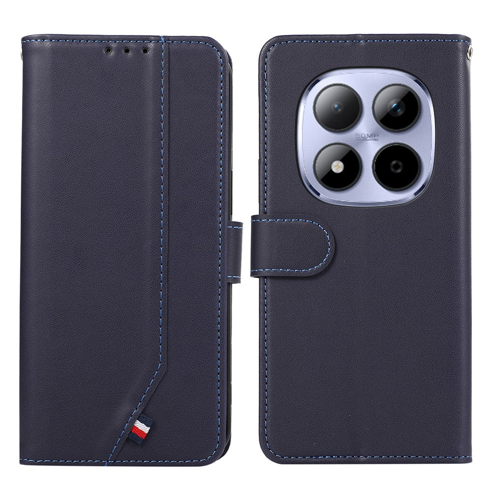 For Xiaomi Redmi Note 15 Pro 5G (Global) Case RFID Blocking Flip Leather Phone Cover - Blue