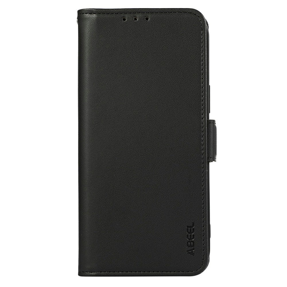 ABEEL For Xiaomi Redmi Note 15 Pro 5G (Global) Case Leather Phone Cover with RFID Blocking Wallet - Black