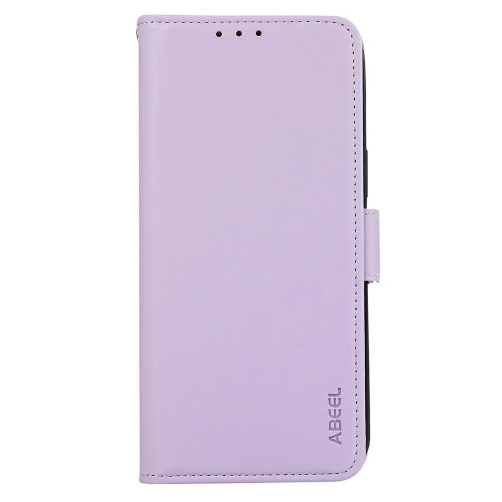 ABEEL For Xiaomi Redmi Note 15 Pro 5G (Global) Case Leather Phone Cover with RFID Blocking Wallet - Purple