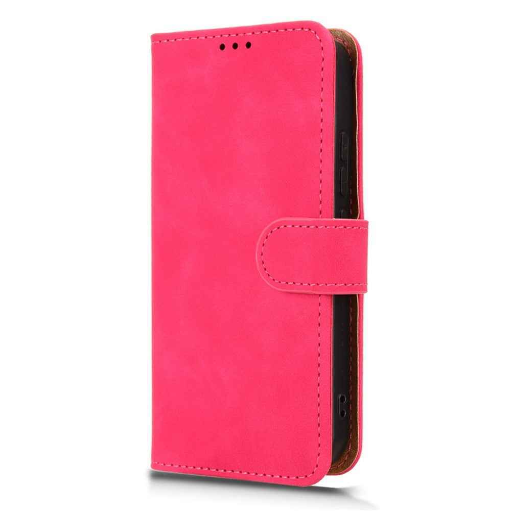 For Xiaomi 17 Pro Leather Case Skin Feel Anti Drop Wallet Flip Phone Cover - Rose