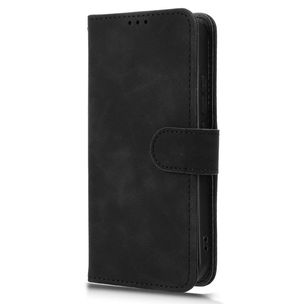 For Xiaomi 17 Pro Max Leather Case Skin Feel Anti Drop Wallet Flip Phone Cover - Black