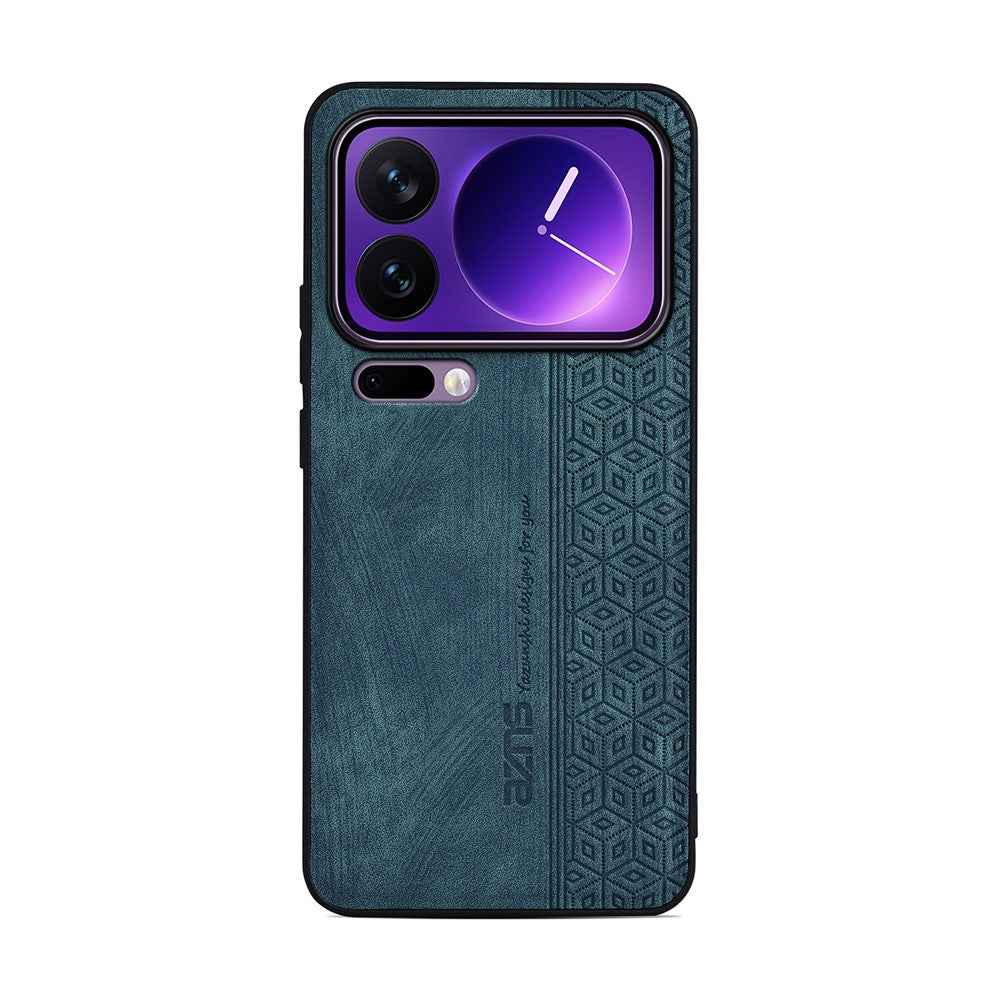 AZNS For Xiaomi 17 Pro Case Protective PU Leather Covered TPU Phone Shell - Green
