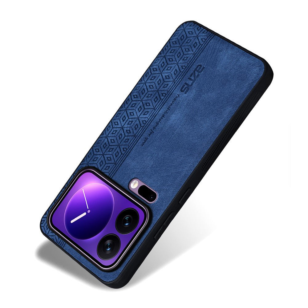 AZNS For Xiaomi 17 Pro Max Case Protective PU Leather Covered TPU Phone Shell - Blue
