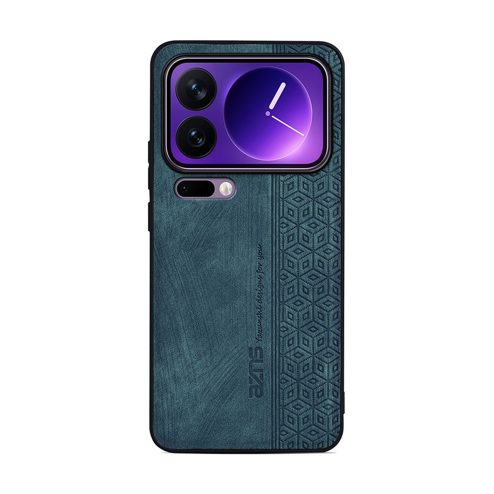 AZNS For Xiaomi 17 Pro Max Case Protective PU Leather Covered TPU Phone Shell - Green