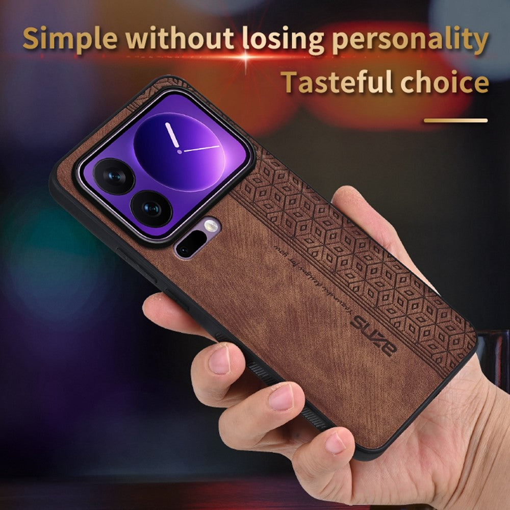 AZNS For Xiaomi 17 Pro Max Case Protective PU Leather Covered TPU Phone Shell - Green