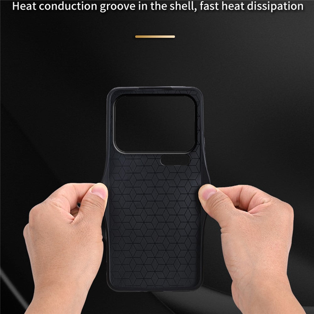 AZNS For Xiaomi 17 Pro Max Case Protective PU Leather Covered TPU Phone Shell - Purple