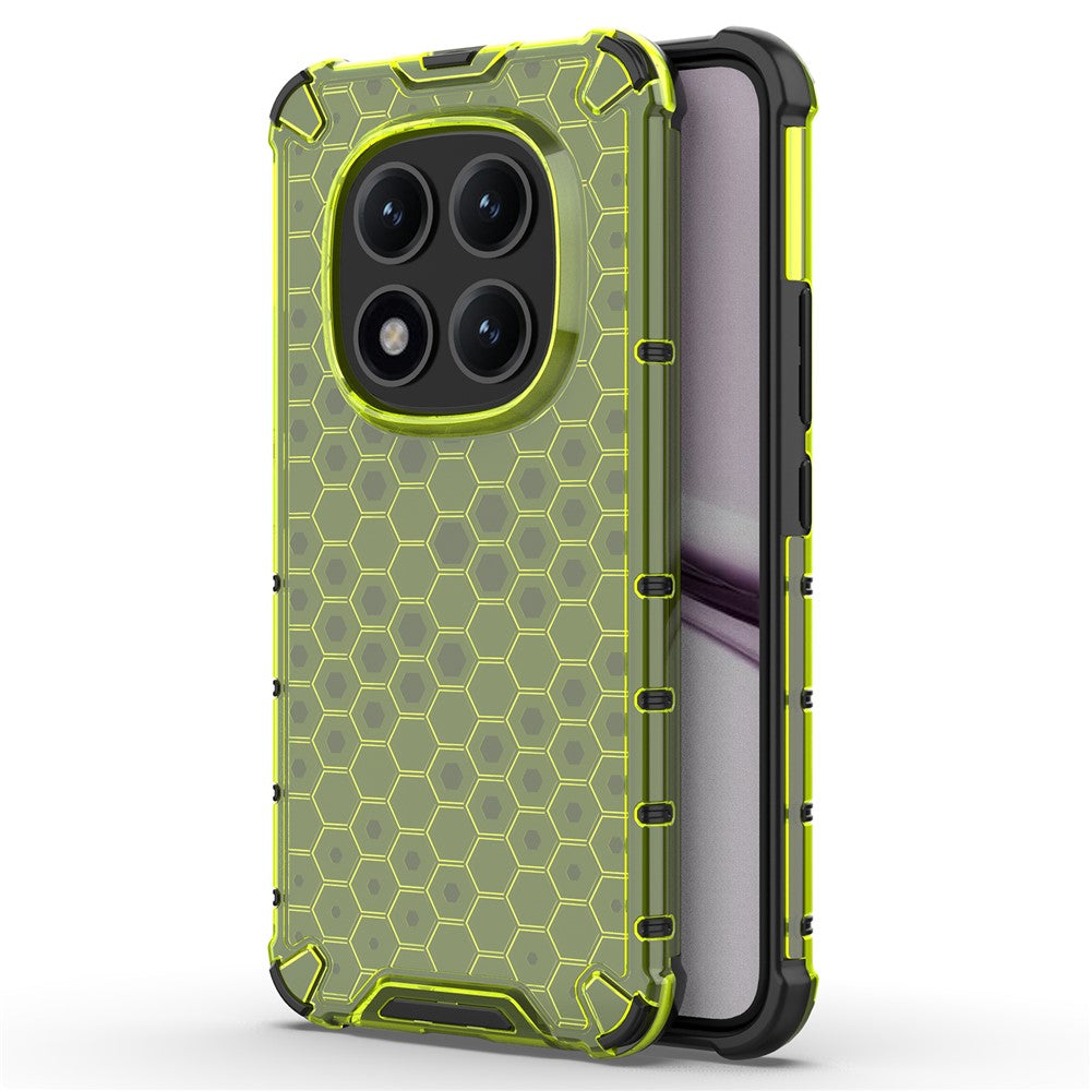 For Xiaomi Poco M8 Pro 5G / Redmi Note 15 Pro+ 5G (Global) Case PC + TPU Phone Cover Honeycomb Shape - Green