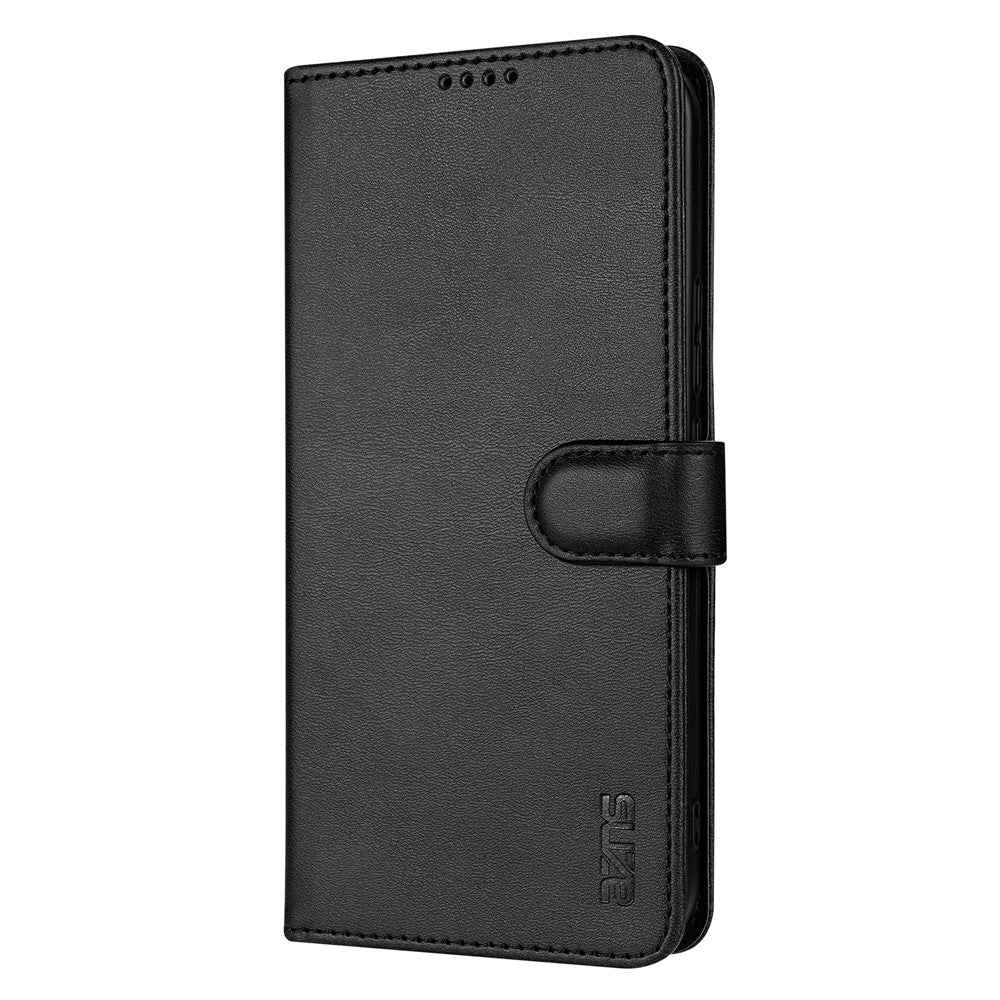 AZNS For Xiaomi 17 Pro Case PU Leather Wallet Phone Cover - Black