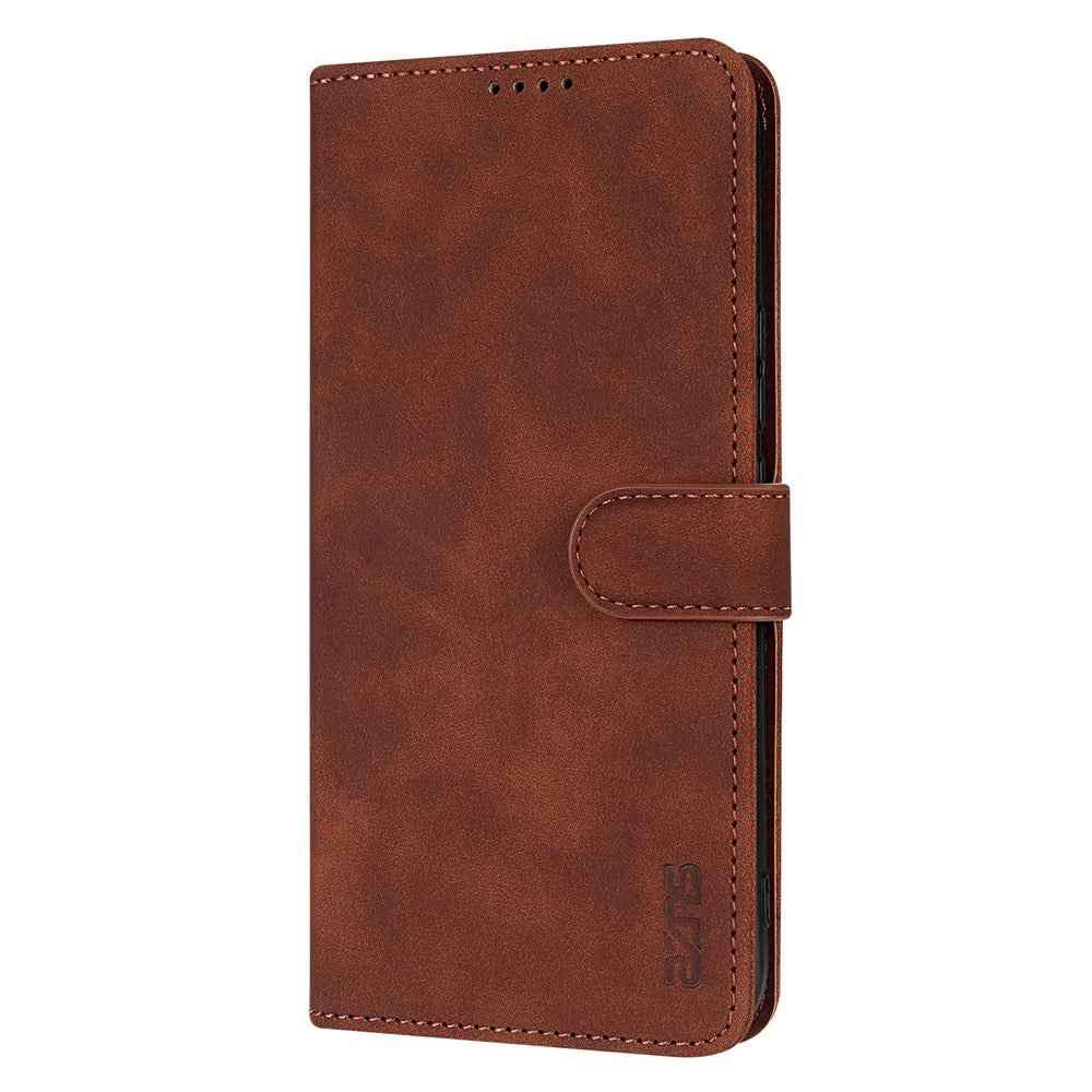 AZNS For Xiaomi 17 Pro Case PU Leather Wallet Phone Cover - Brown