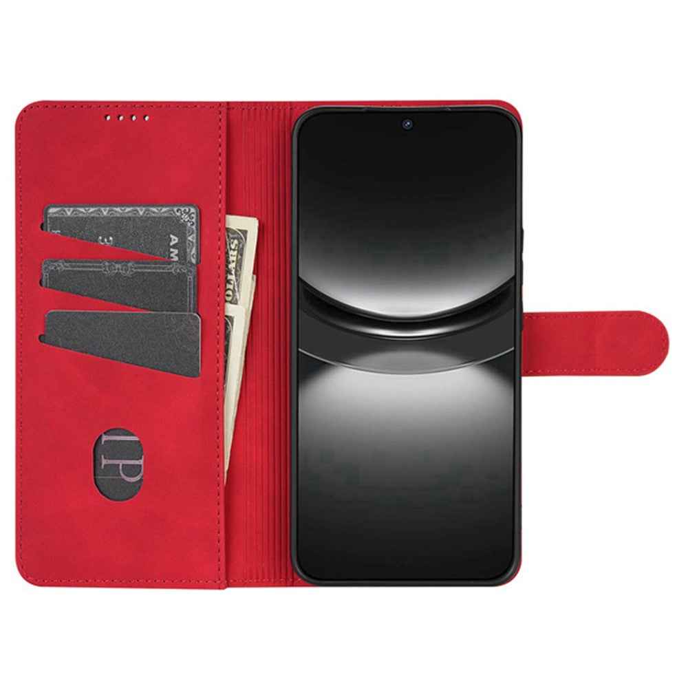 AZNS For Xiaomi 17 Pro Case PU Leather Wallet Phone Cover - Red