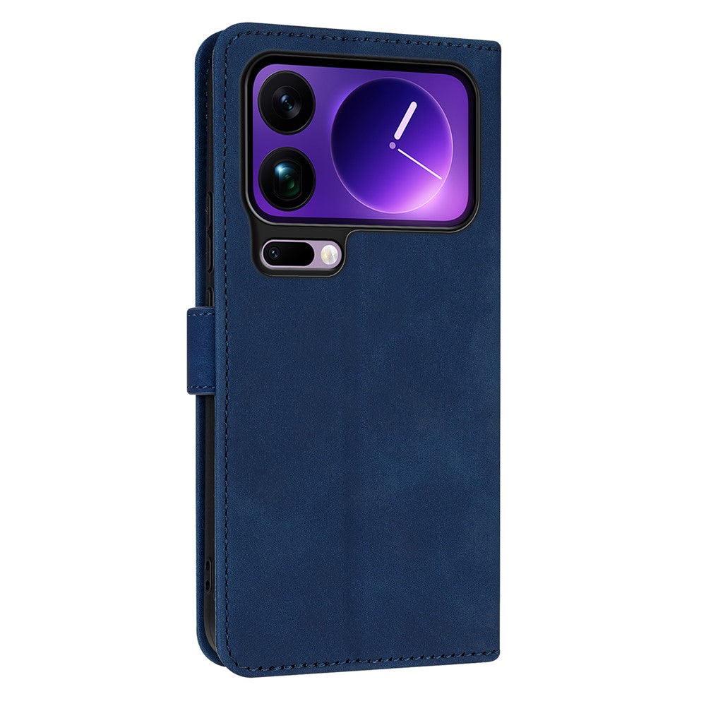 AZNS For Xiaomi 17 Pro Max Case PU Leather Wallet Phone Cover - Blue