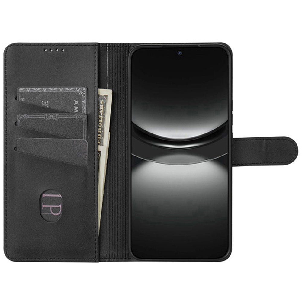 AZNS For Xiaomi 17 Pro Max Case PU Leather Wallet Phone Cover - Black