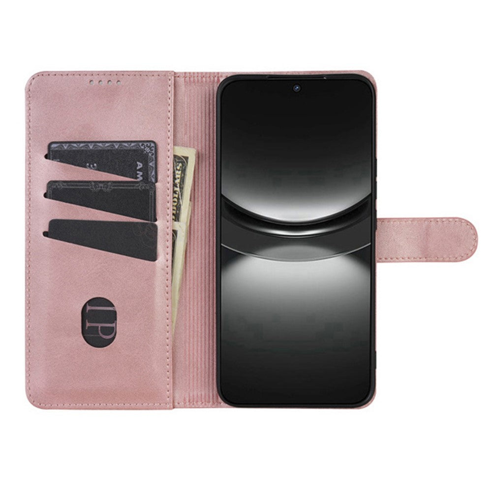 AZNS For Xiaomi 17 Pro Max Case PU Leather Wallet Phone Cover - Rose Gold