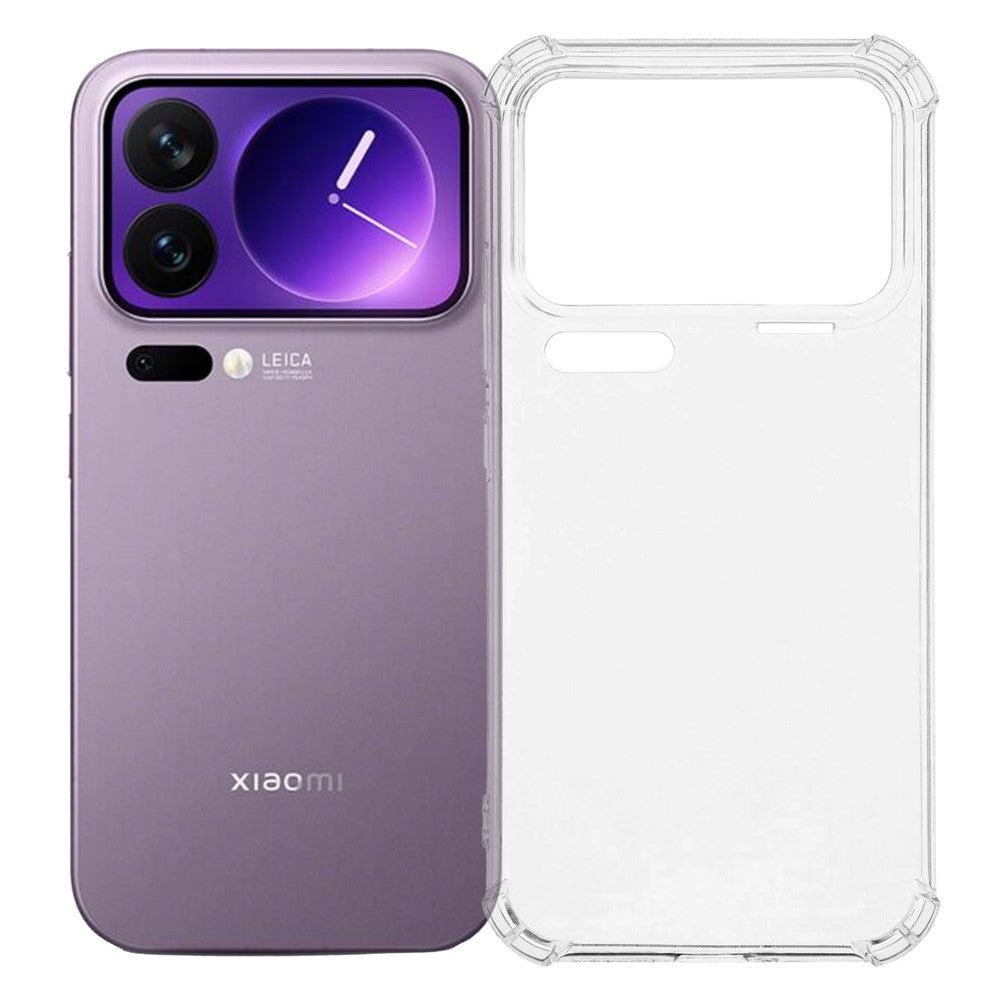 For Xiaomi 17 Pro Max Phone Case Reinforced Four Corner Anti-Drop Clear TPU Phone Cover