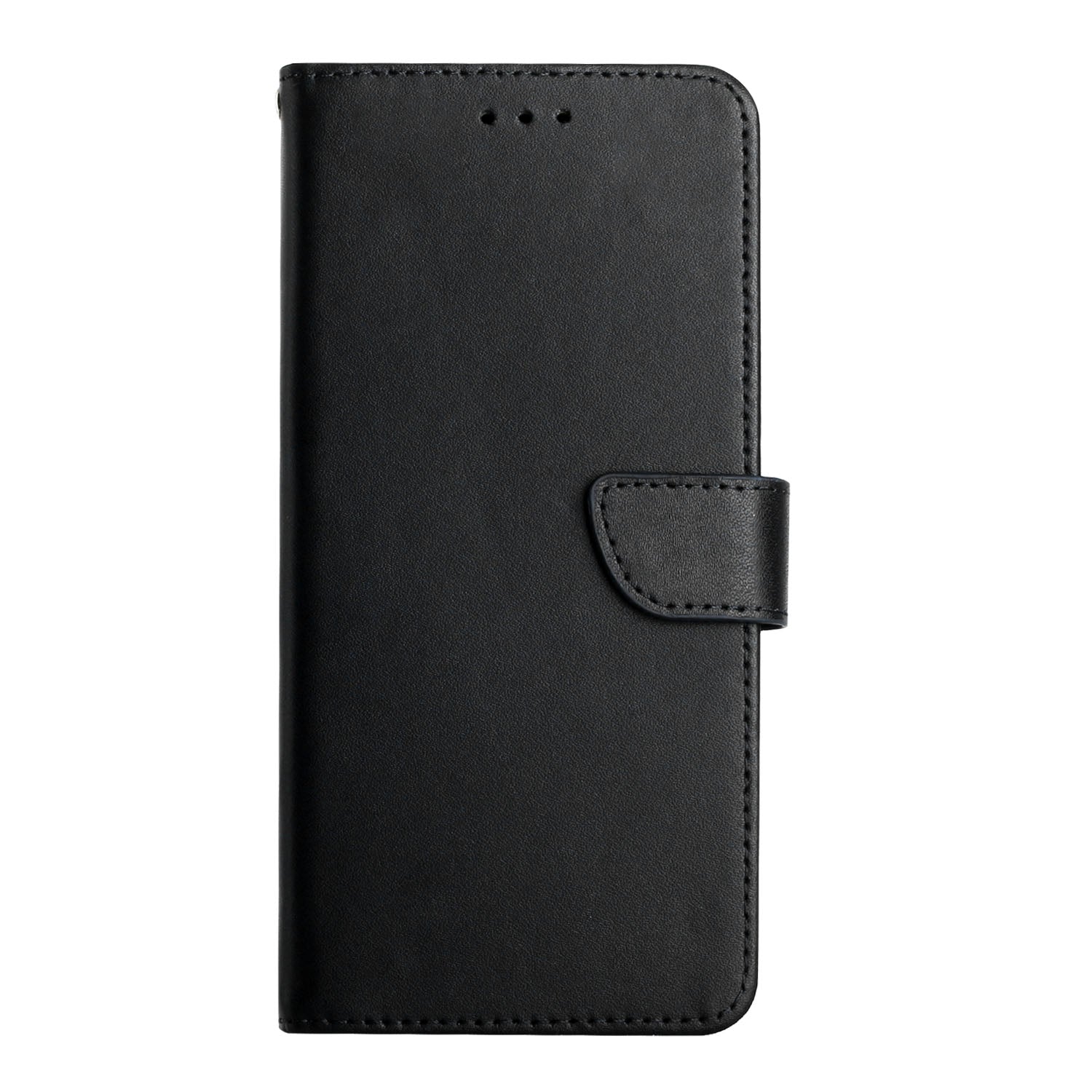 For Xiaomi 17 Pro Max Case Genuine Cow Leather Phone Cover Nappa Texture - Black