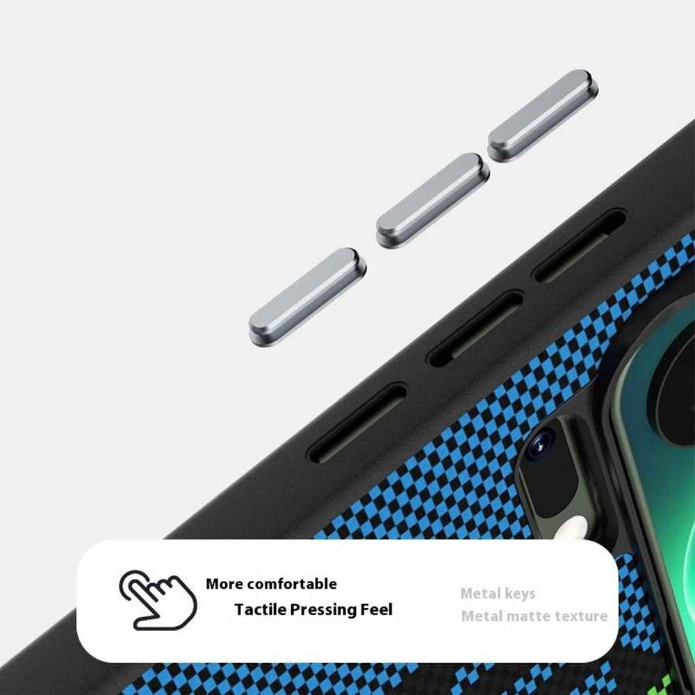 ABEEL For Xiaomi 17 Pro Magnetic Case Micro-Embossing 6D Printed PC TPU Aluminum Alloy Leather Phone Cover - Outstanding No. 2