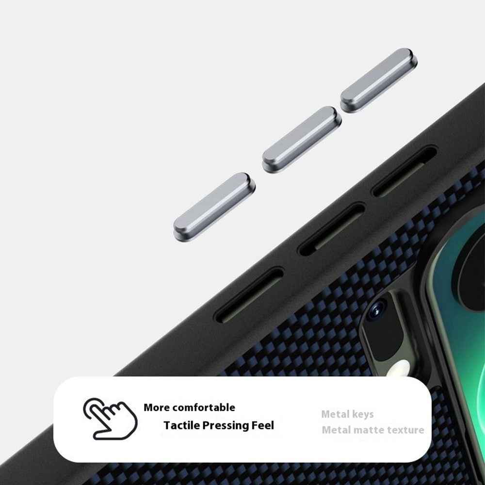 ABEEL For Xiaomi 17 Pro Magnetic Case Printed PC TPU Aluminum Alloy Leather Phone Cover - Blue