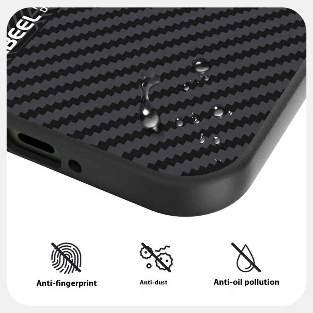 ABEEL For Xiaomi 17 Pro Magnetic Case PC + TPU + Aluminum Alloy + PU Leather Slim Phone Back Cover - Texture 3