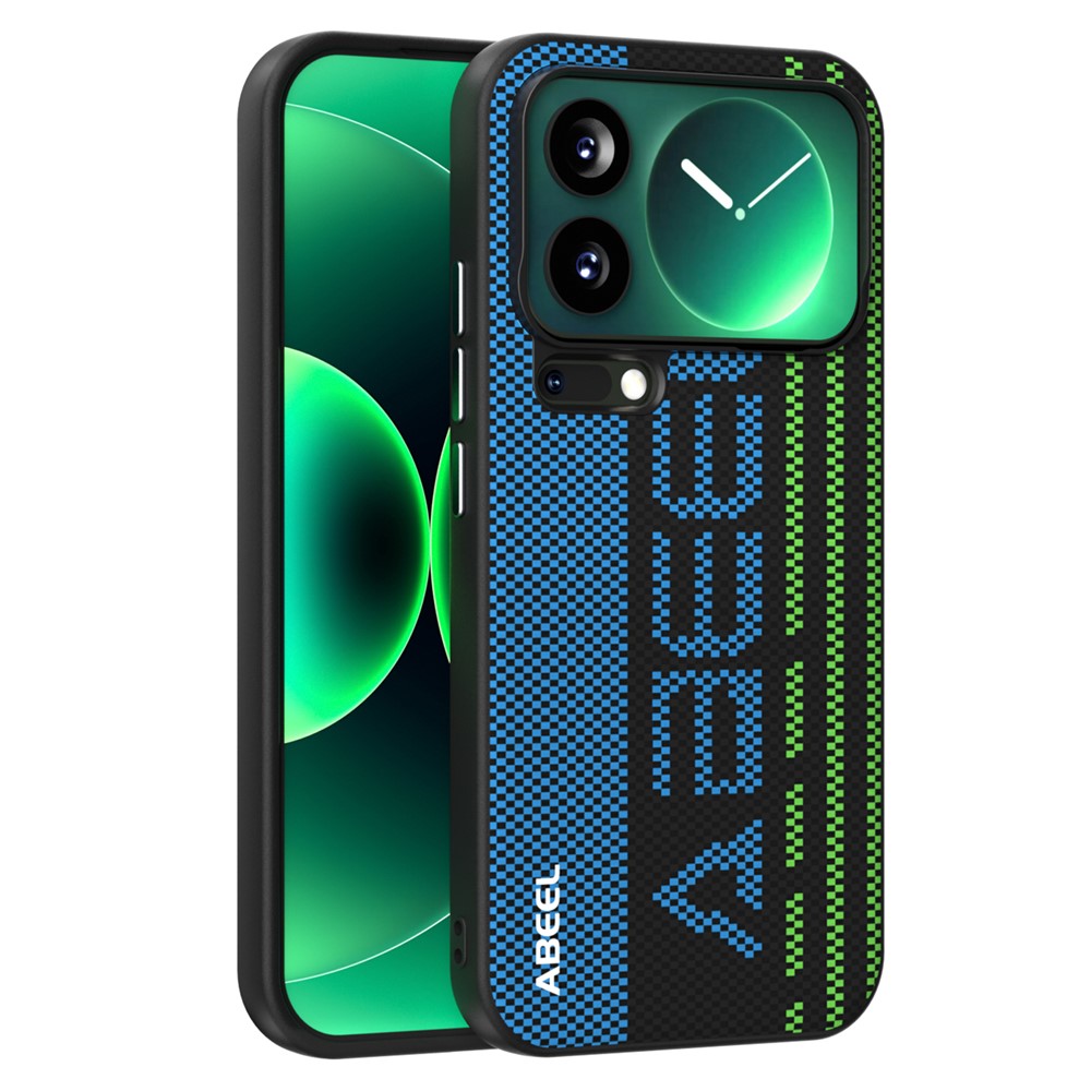 ABEEL For Xiaomi 17 Pro Max Magnetic Case Micro-Embossing 6D Printed PC TPU Aluminum Alloy Leather Phone Cover - Outstanding No. 1