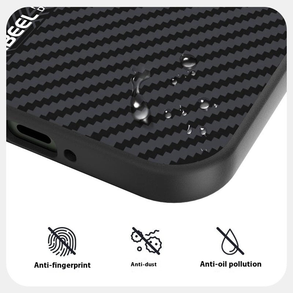 ABEEL For Xiaomi 17 Pro Max Magnetic Case PC + TPU + Aluminum Alloy + PU Leather Slim Phone Back Cover - Texture 2