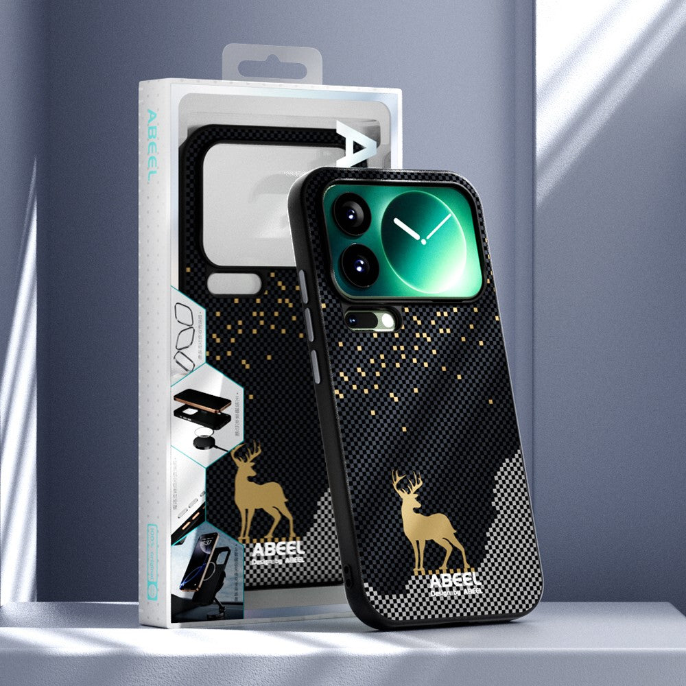 ABEEL For Xiaomi 17 Pro Max Magnetic Case Ultra Slim PC TPU Phone Back Cover - Warrior