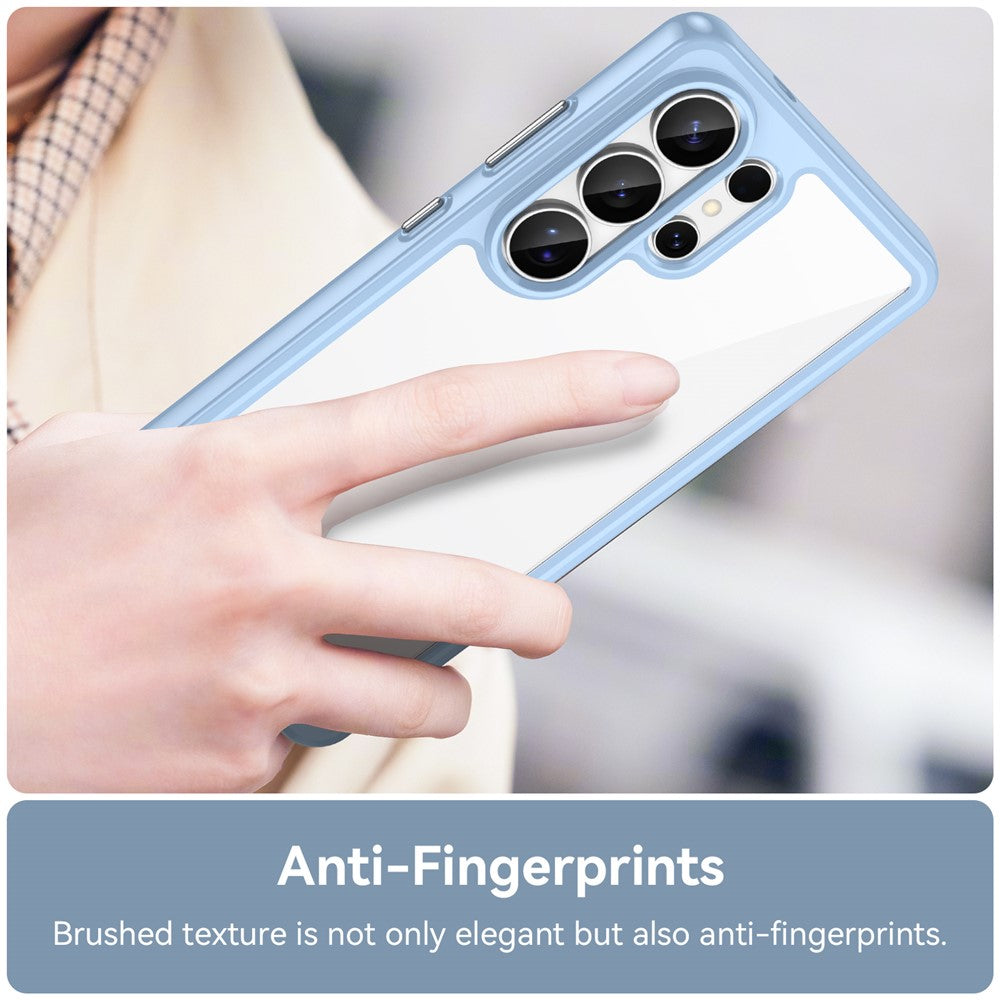 For-Samsung-Galaxy-S26-Ultra-Case-TPU-+-Acrylic-Protective-Clear-Phone-Cover-Blue