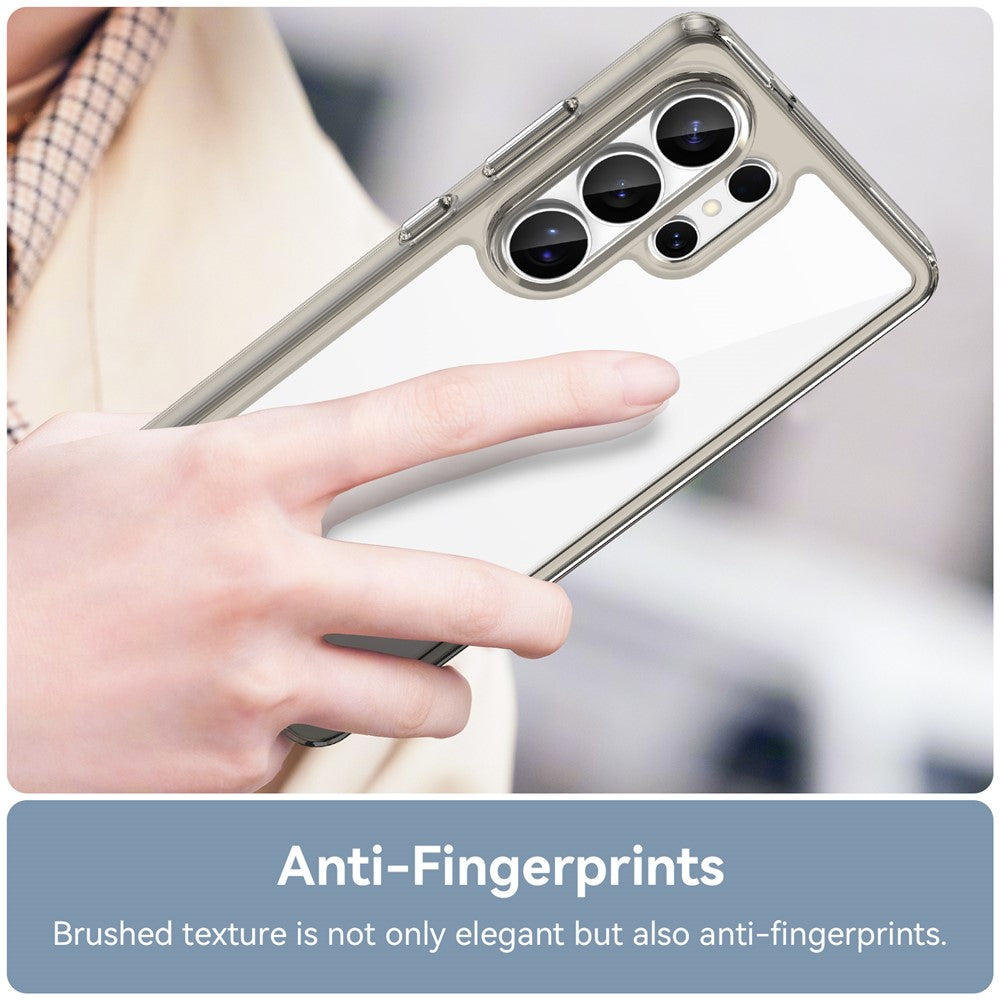 For-Samsung-Galaxy-S26-Ultra-Case-TPU-+-Acrylic-Protective-Clear-Phone-Cover-Transparent-Grey