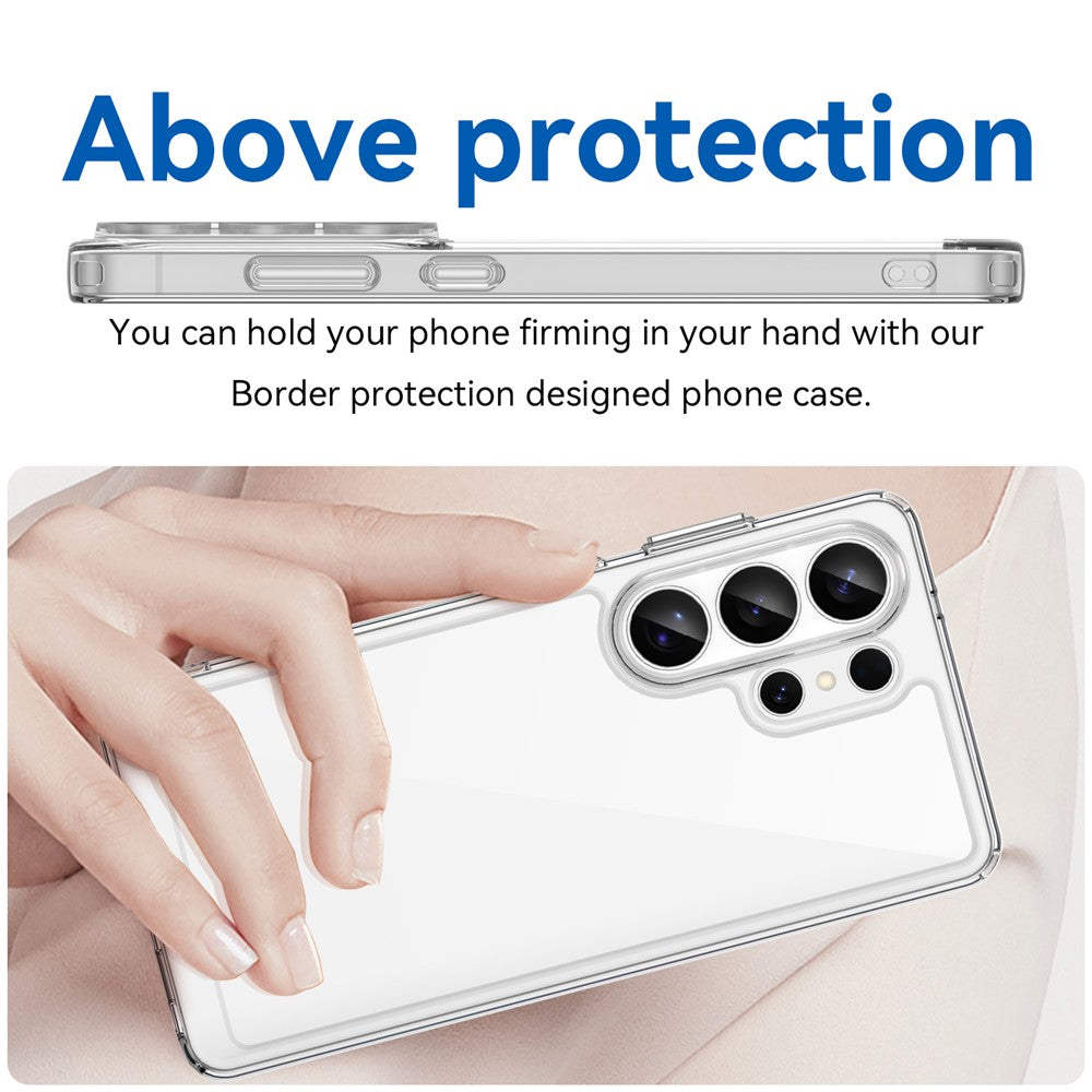 For-Samsung-Galaxy-S26-Ultra-Case-TPU-+-Acrylic-Protective-Clear-Phone-Cover-Transparent
