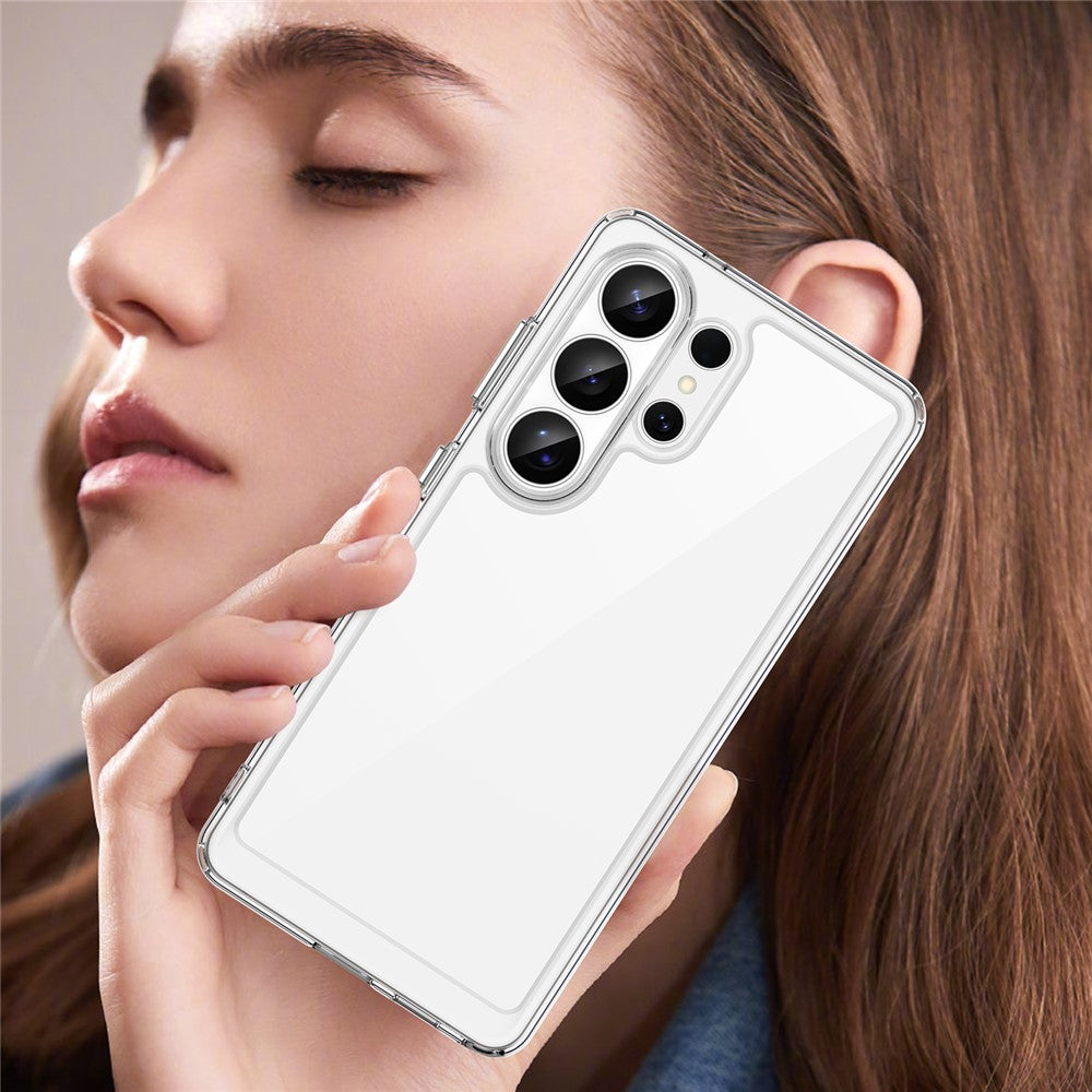 For-Samsung-Galaxy-S26-Ultra-Case-TPU-+-Acrylic-Protective-Clear-Phone-Cover-Transparent