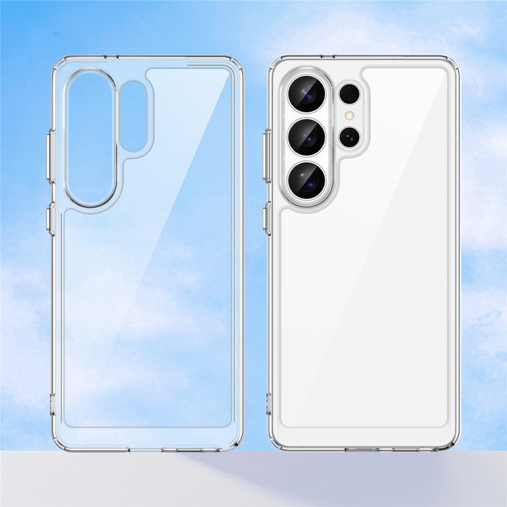 For-Samsung-Galaxy-S26-Ultra-Case-TPU-+-Acrylic-Protective-Clear-Phone-Cover-Transparent