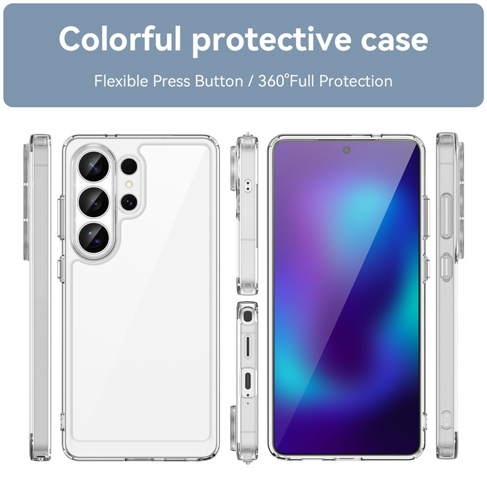 For-Samsung-Galaxy-S26-Ultra-Case-TPU-+-Acrylic-Protective-Clear-Phone-Cover-Transparent