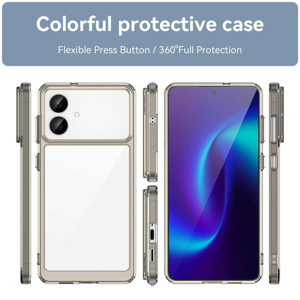 For-Samsung-Galaxy-S26-Edge-Case-TPU-+-Acrylic-Protective-Clear-Phone-Cover-Transparent-Grey