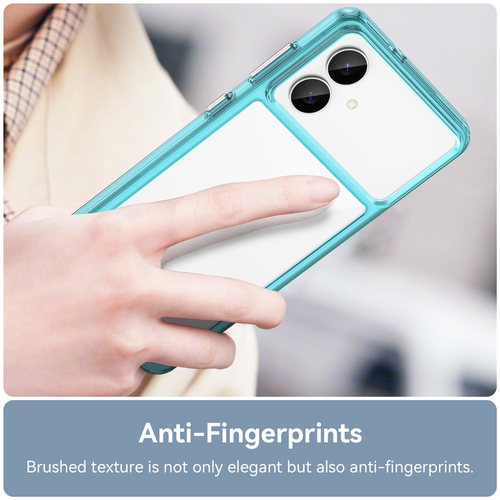 For-Samsung-Galaxy-S26-Edge-Case-TPU-+-Acrylic-Protective-Clear-Phone-Cover-Transparent-Blue