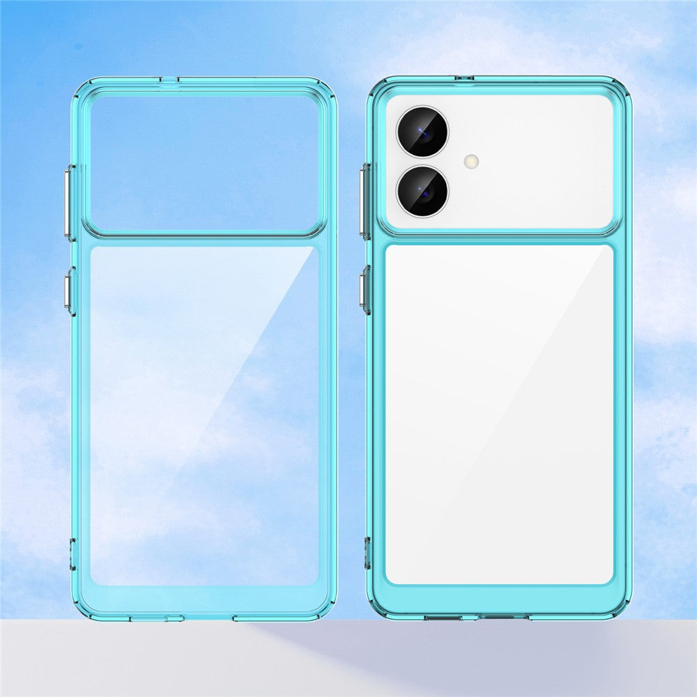 For-Samsung-Galaxy-S26-Edge-Case-TPU-+-Acrylic-Protective-Clear-Phone-Cover-Transparent-Blue