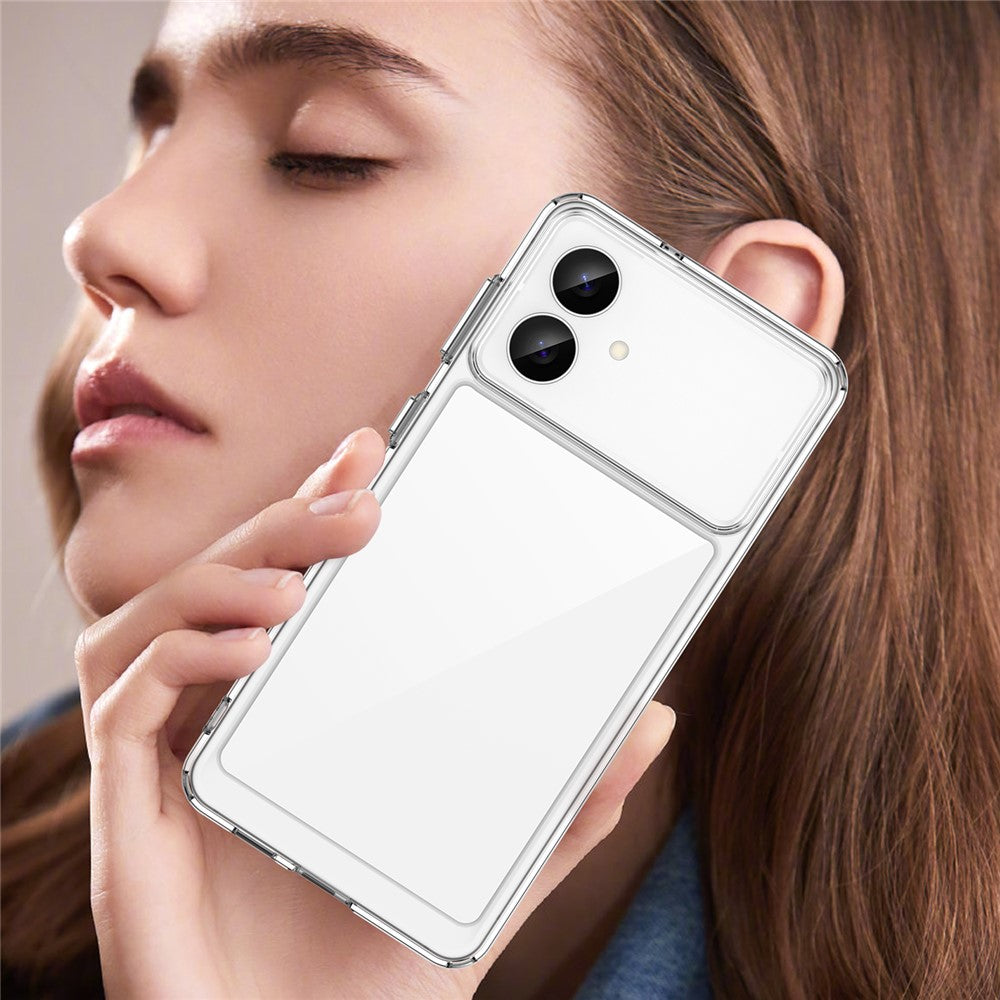 For-Samsung-Galaxy-S26-Edge-Case-TPU-+-Acrylic-Protective-Clear-Phone-Cover-Transparent