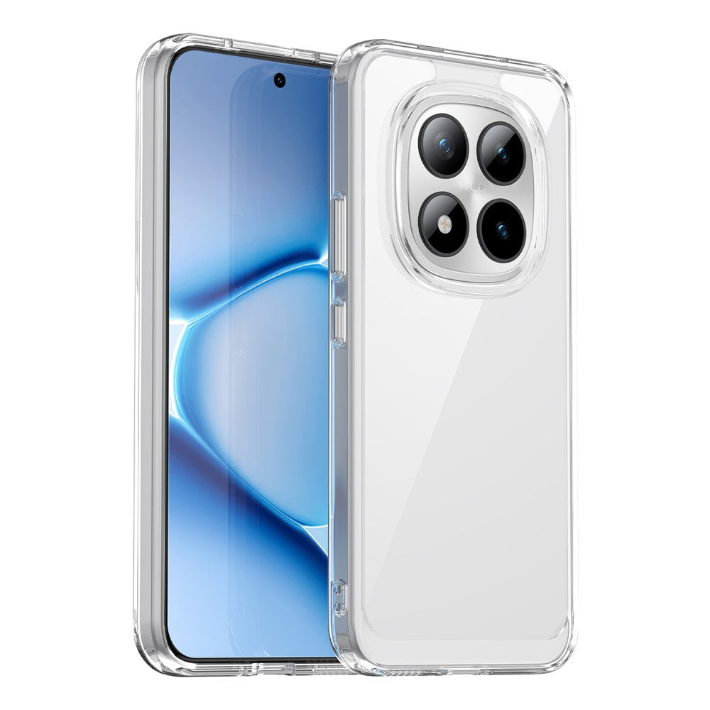 For Xiaomi Poco M8 Pro 5G / Redmi Note 15 Pro+ 5G (Global) Case TPU + Acrylic Protective Clear Phone Cover - Transparent