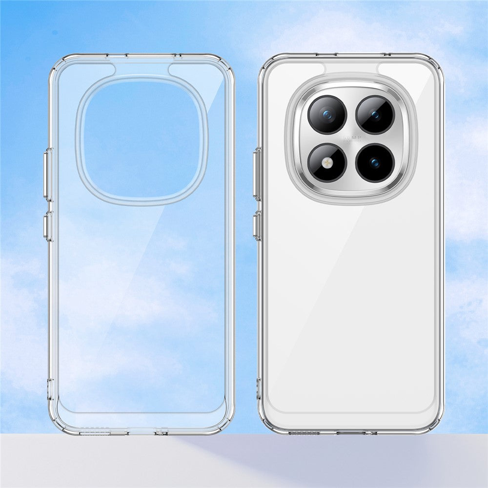 For Xiaomi Poco M8 Pro 5G / Redmi Note 15 Pro+ 5G (Global) Case TPU + Acrylic Protective Clear Phone Cover - Transparent