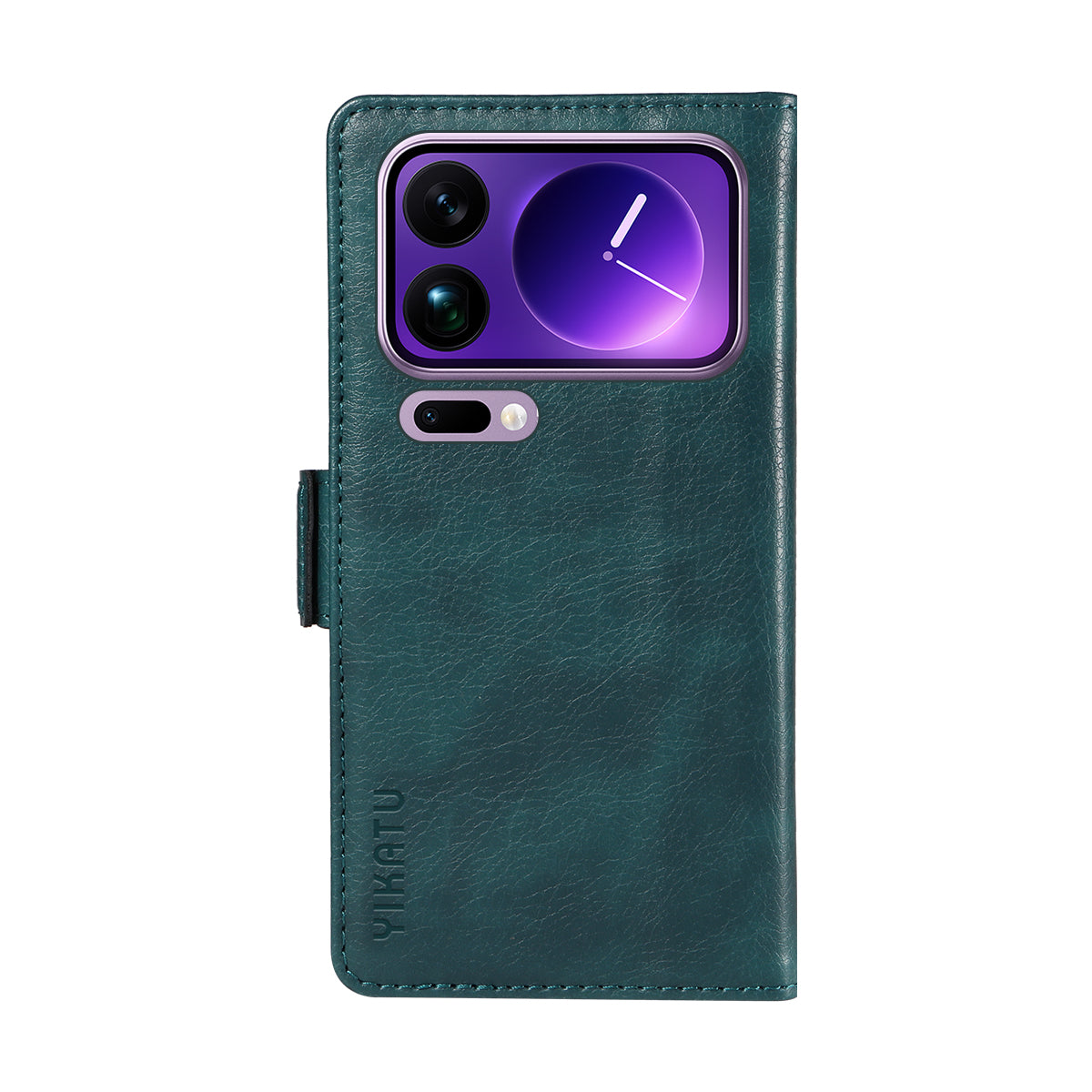 For Xiaomi 17 Pro Max Case YIKATU YK-007 Litchi Texture PU Leather Wallet Phone Cover - Blue