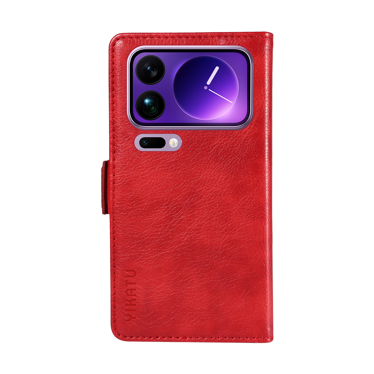 For Xiaomi 17 Pro Max Case YIKATU YK-007 Litchi Texture PU Leather Wallet Phone Cover - Red